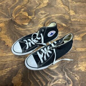 Converse Kids Black High-Top Sneakers